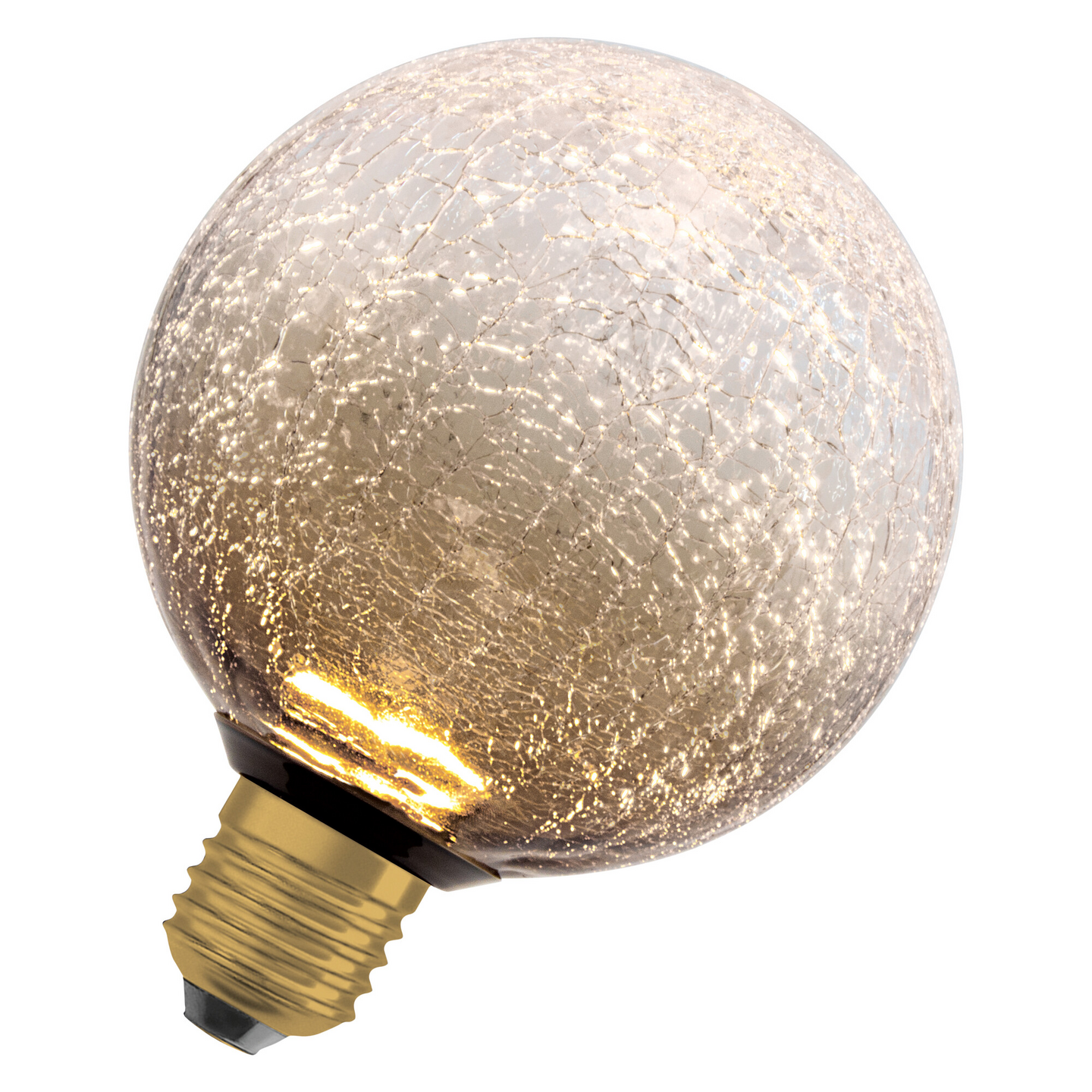 LED-sisustuslamppu OSRAM Decor Cracked Glass Round 3,5W 2700K E27 ruskea