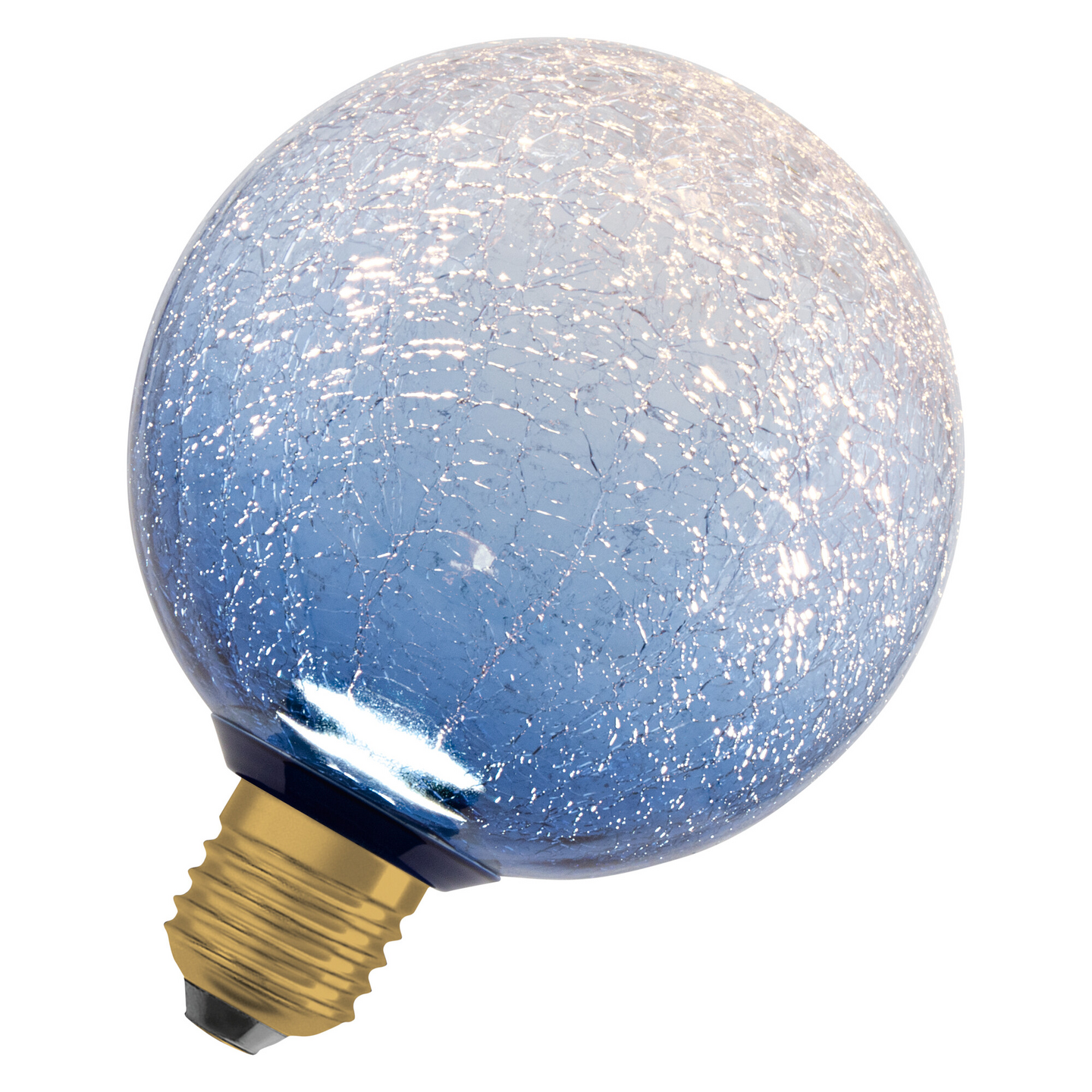 LED-sisustuslamppu OSRAM Decor Cracked Glass Round 3,5W 2700K E27 sininen