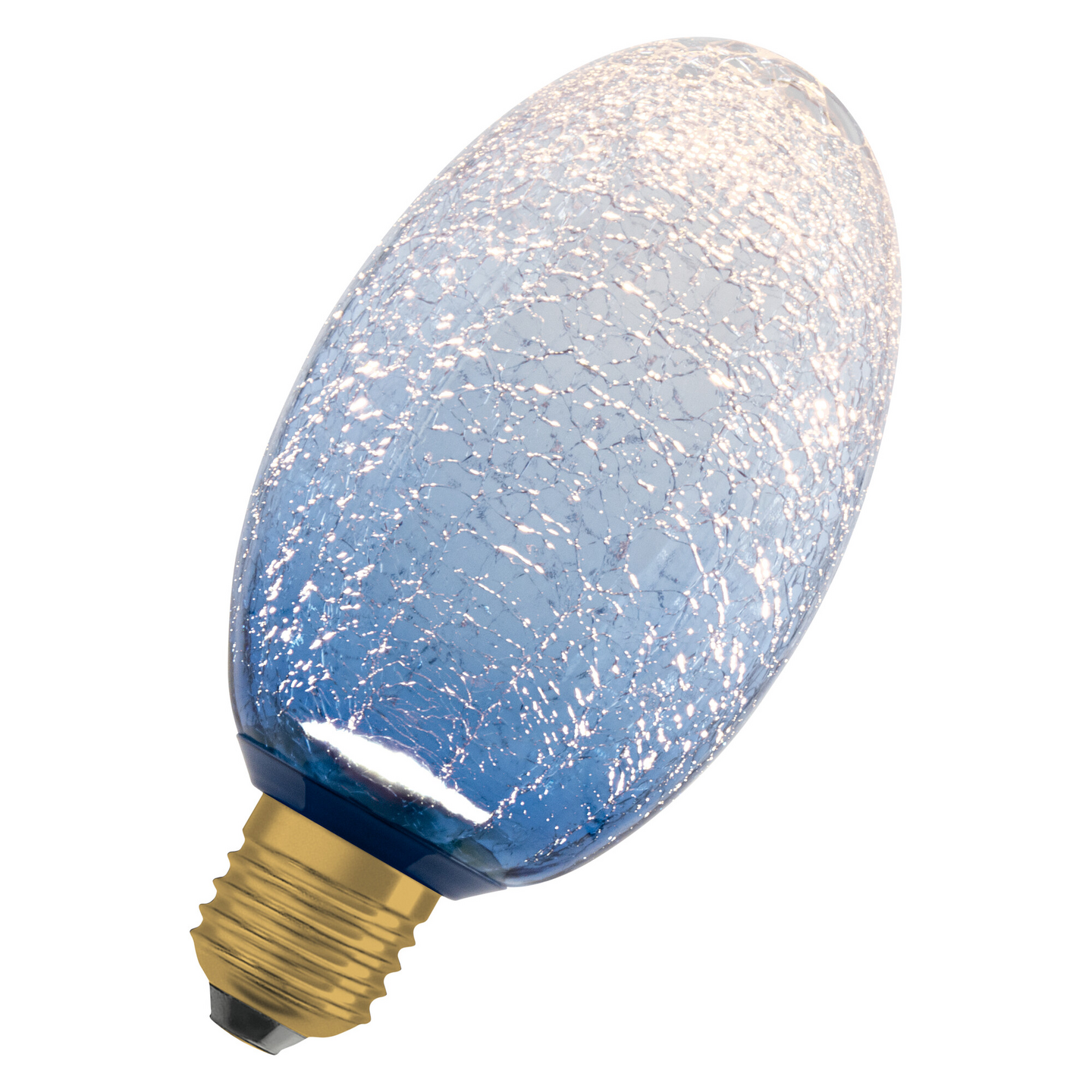 LED-sisustuslamppu OSRAM Decor Cracked Glass Long 3,5W 2700K E27 sininen