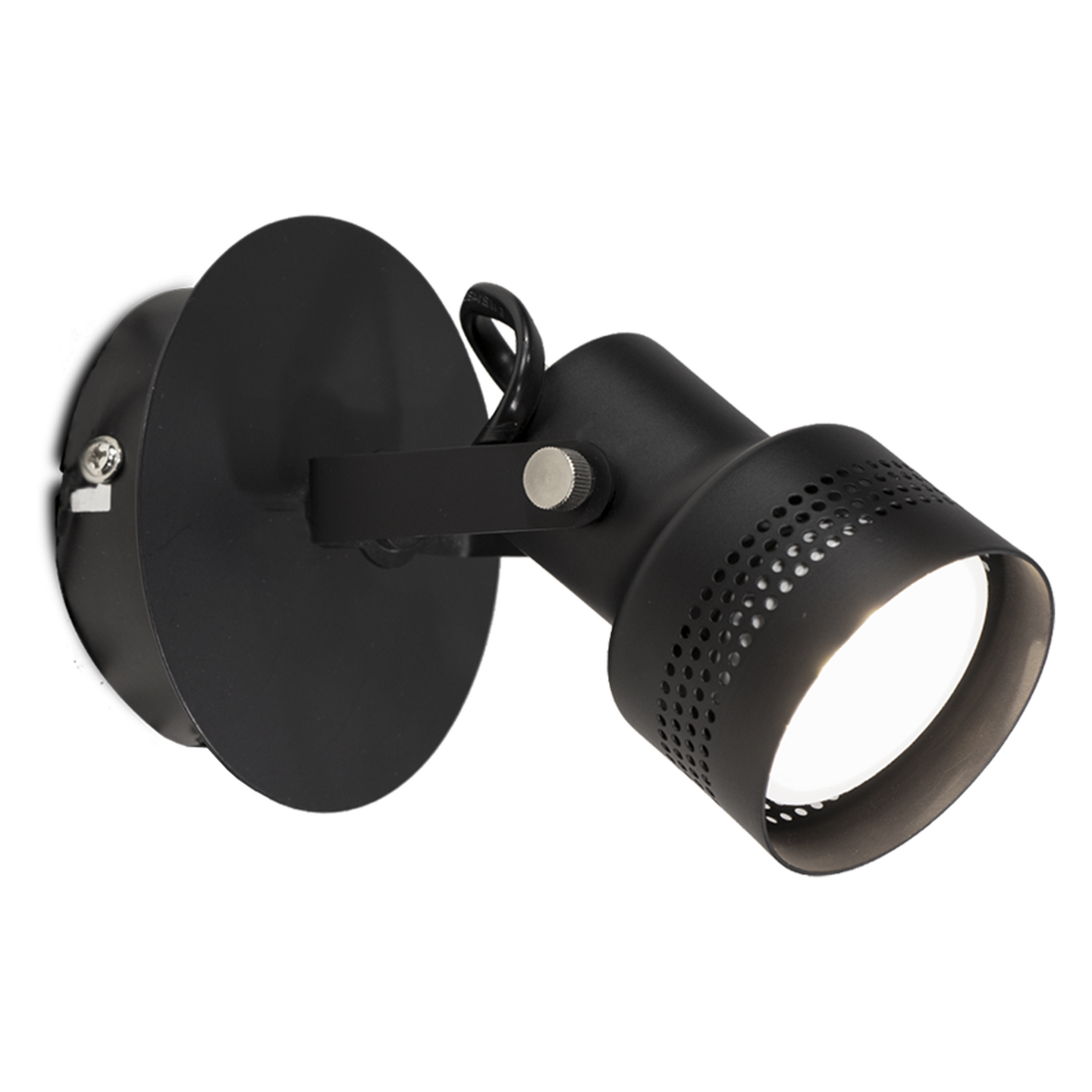 Seinävalaisin CELLO Tonal 1-osainen GU10 mattamusta