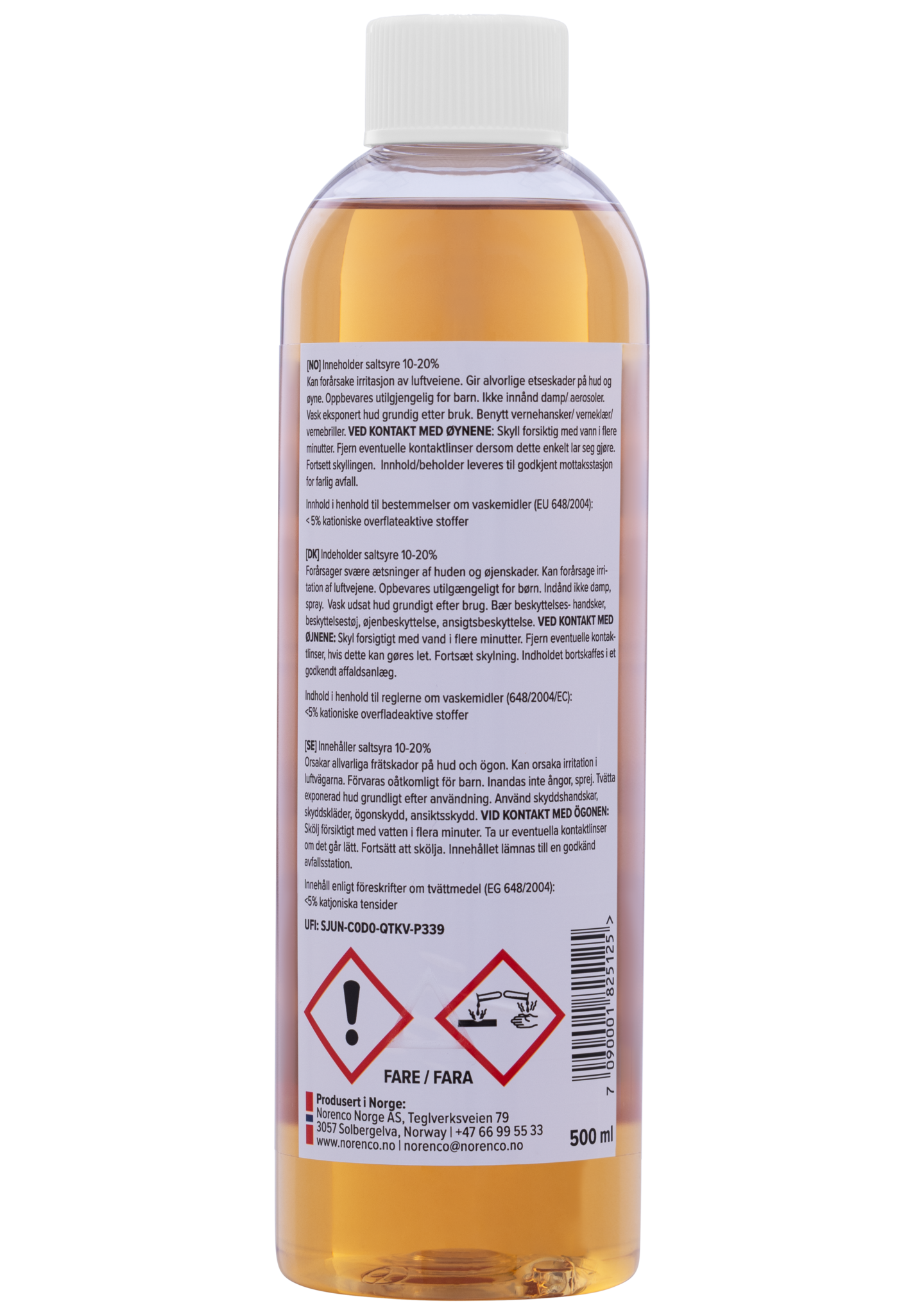 SYRATVÄTT NORENCO MAXGEL 0,5L