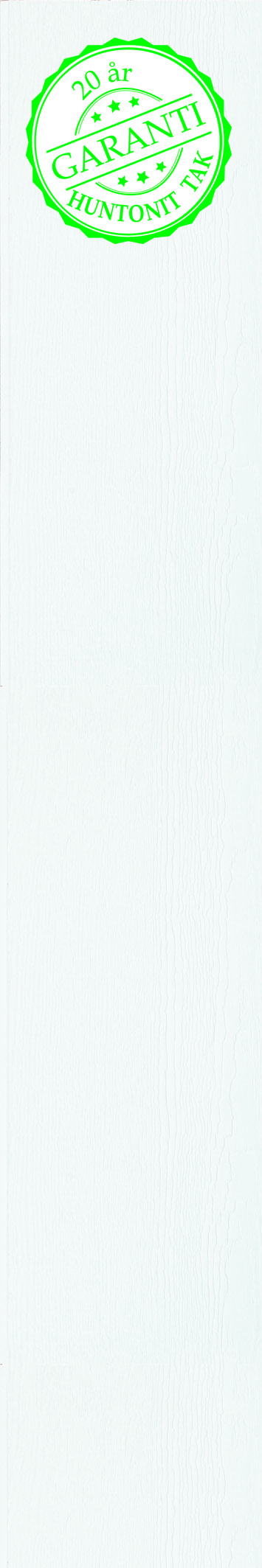 Trefiber tak plankett rullemalt hvit NCS S 0502-Y - Huntonit