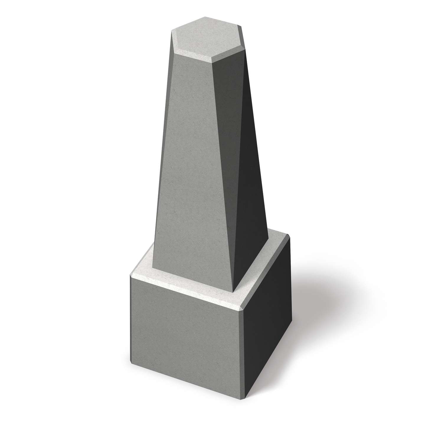 BETONGPOLLARE BENDERS HEXAGON GRÅ 1100MM