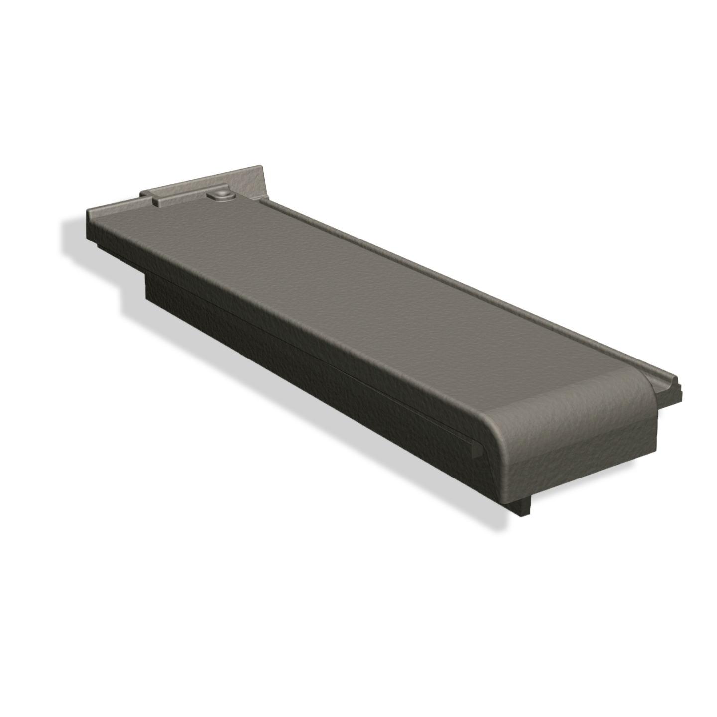 GAVELPANNA BENDERS LERTEGEL PIANO HALV, VÄNSTER ENGOBERAD KVARTSGRÅ