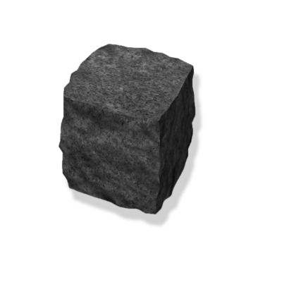 SMÅGATSTEN BENDERS 8/11 RUSTIK SVA 5M2, SVART STORSÄCK 5M2