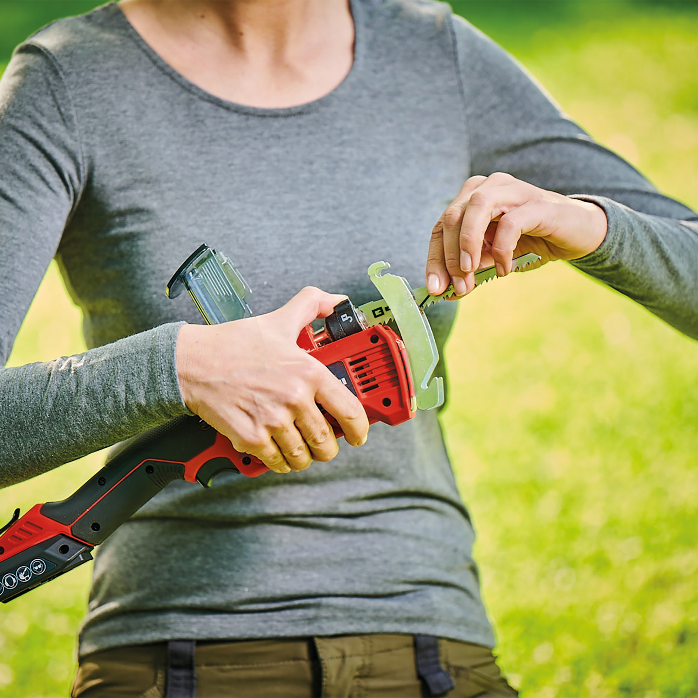 Akkuoksasaha Einhell GE-GS 18/150 Li-Solo