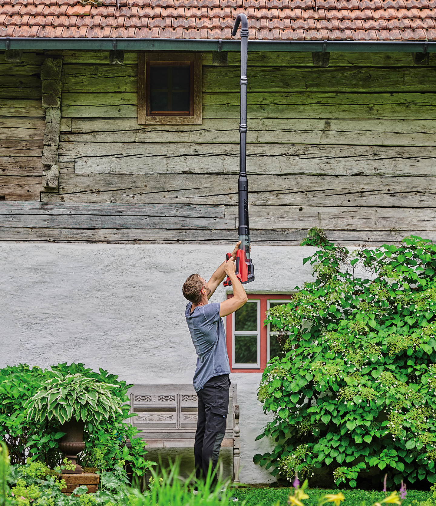 Akkulehtipuhallin Einhell Professional GP-LB 18/200 Li GK-Solo