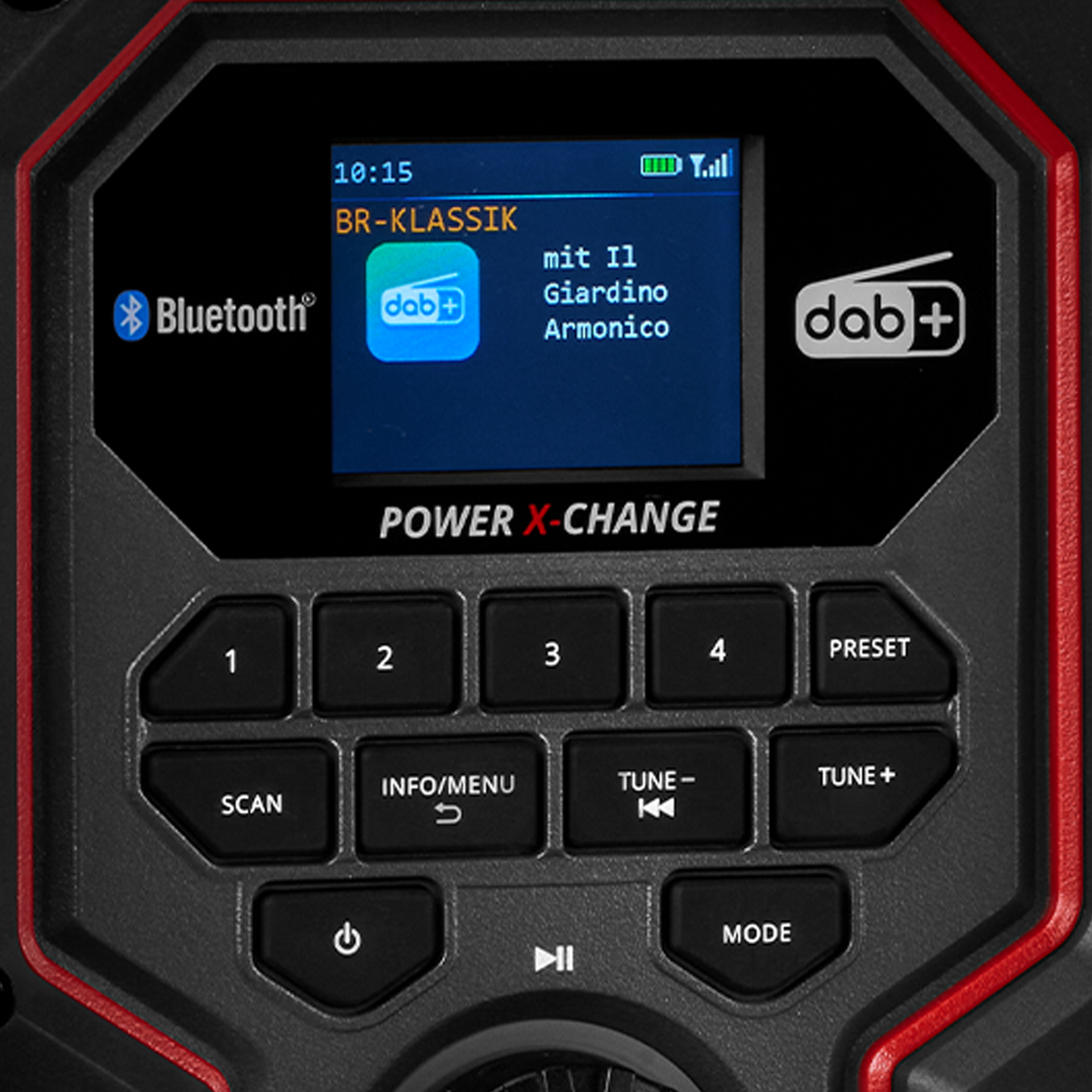 Akkutyömaaradio Einhell TE-CR 18 Li DAB+/FM/BT Solo