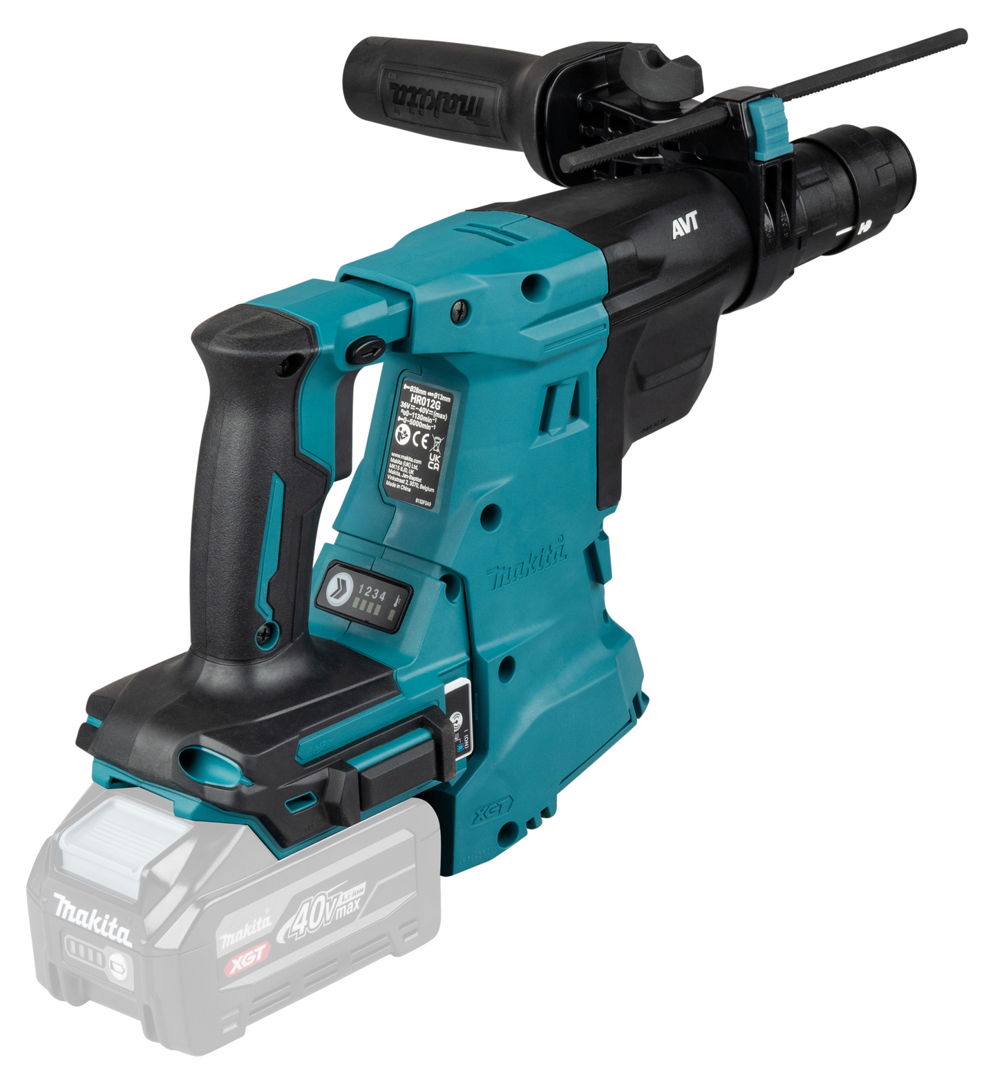 Akkuporavasara Makita HR012GZ 40V XGT runko