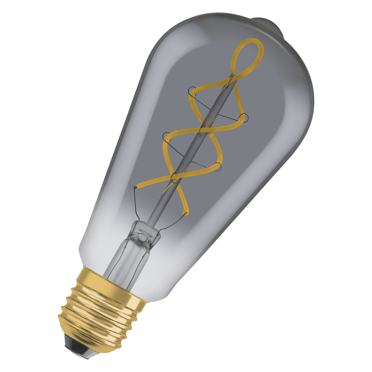 Led-sisustuslamppu OSRAM Vintage 1906 Edison 140lm E27 harmaa spiraali