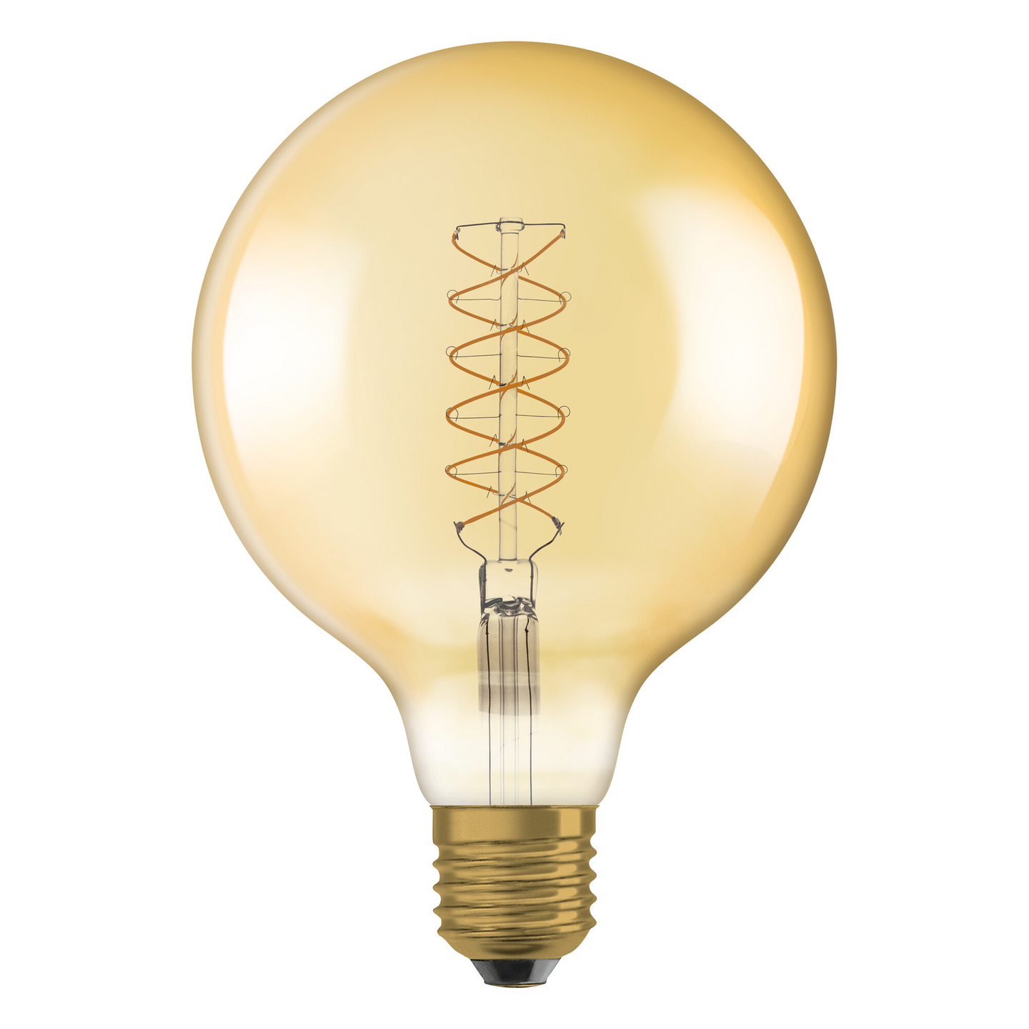 Led-sisustuslamppu OSRAM Vintage 1906 Globe 125mm 600lm E27 DIM kulta spiraali