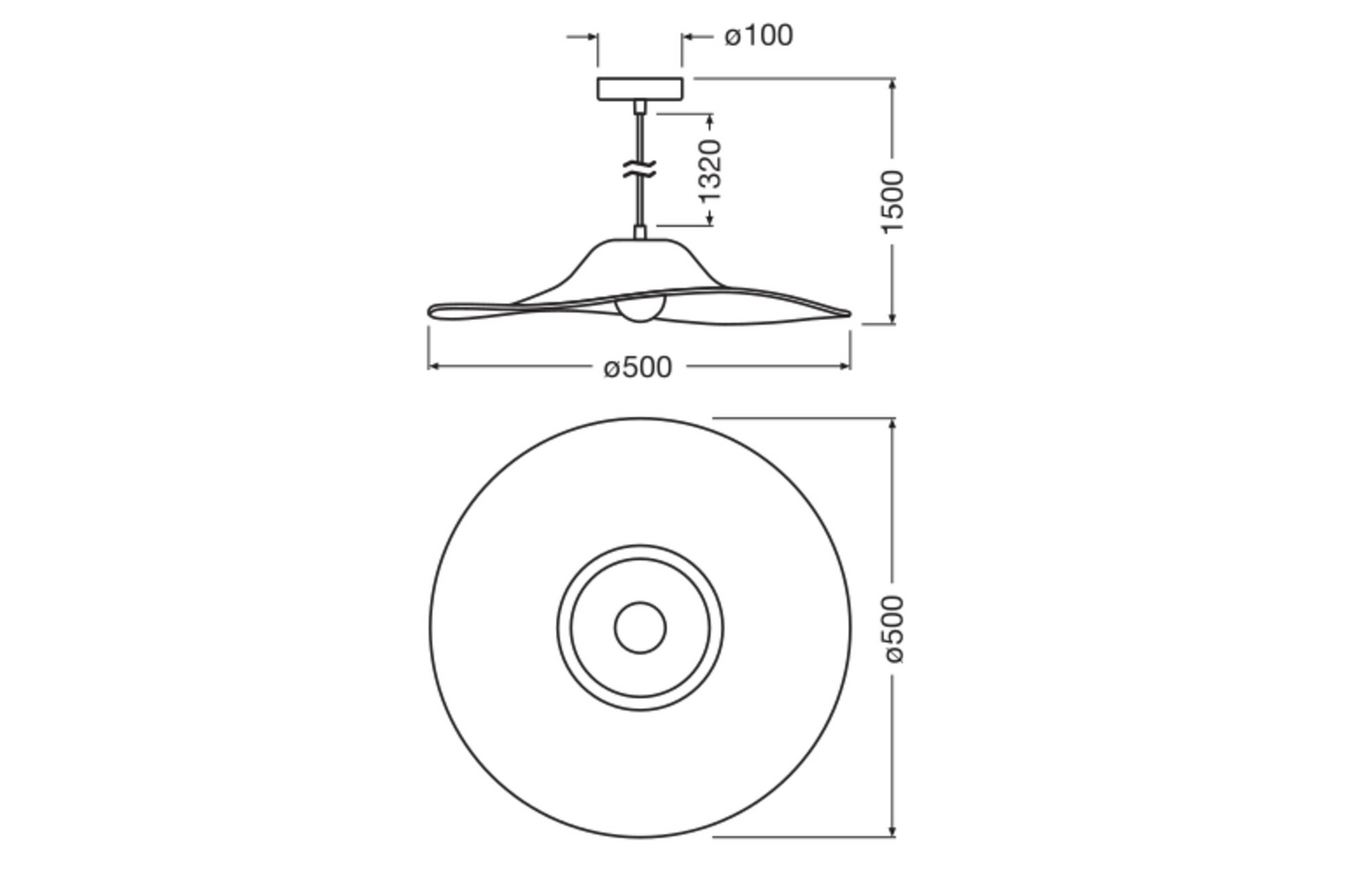 Riippuvalaisin OSRAM Decor Hat Felt 1xE27 tumman harmaa