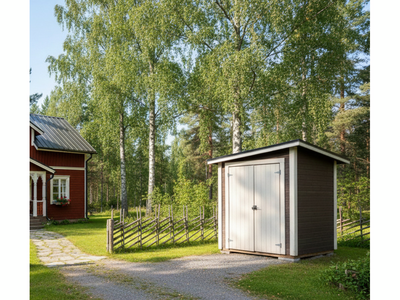 Varasto Tammiston Puu T71 180x180cm elementtirakenteinen