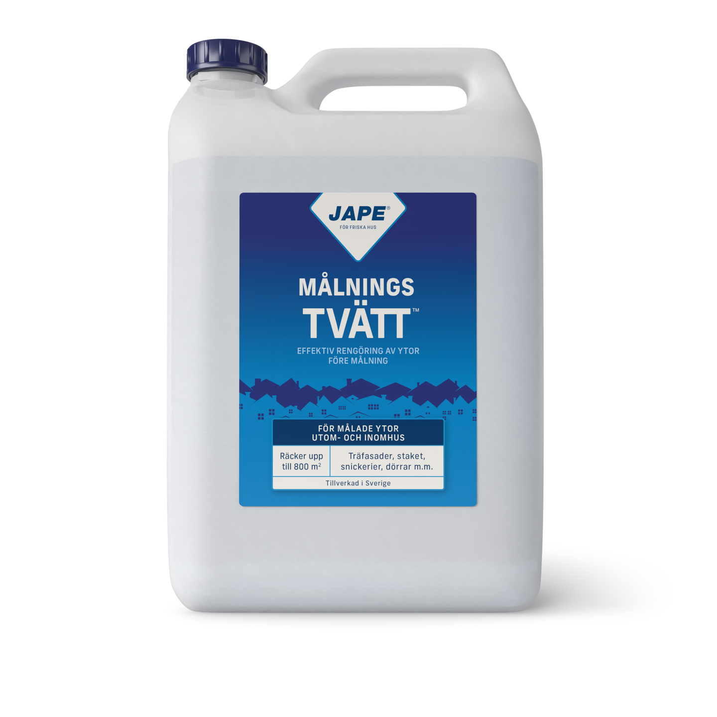 FASADRENGÖRING JAPE MÅLARTVÄTT 5L, 5L