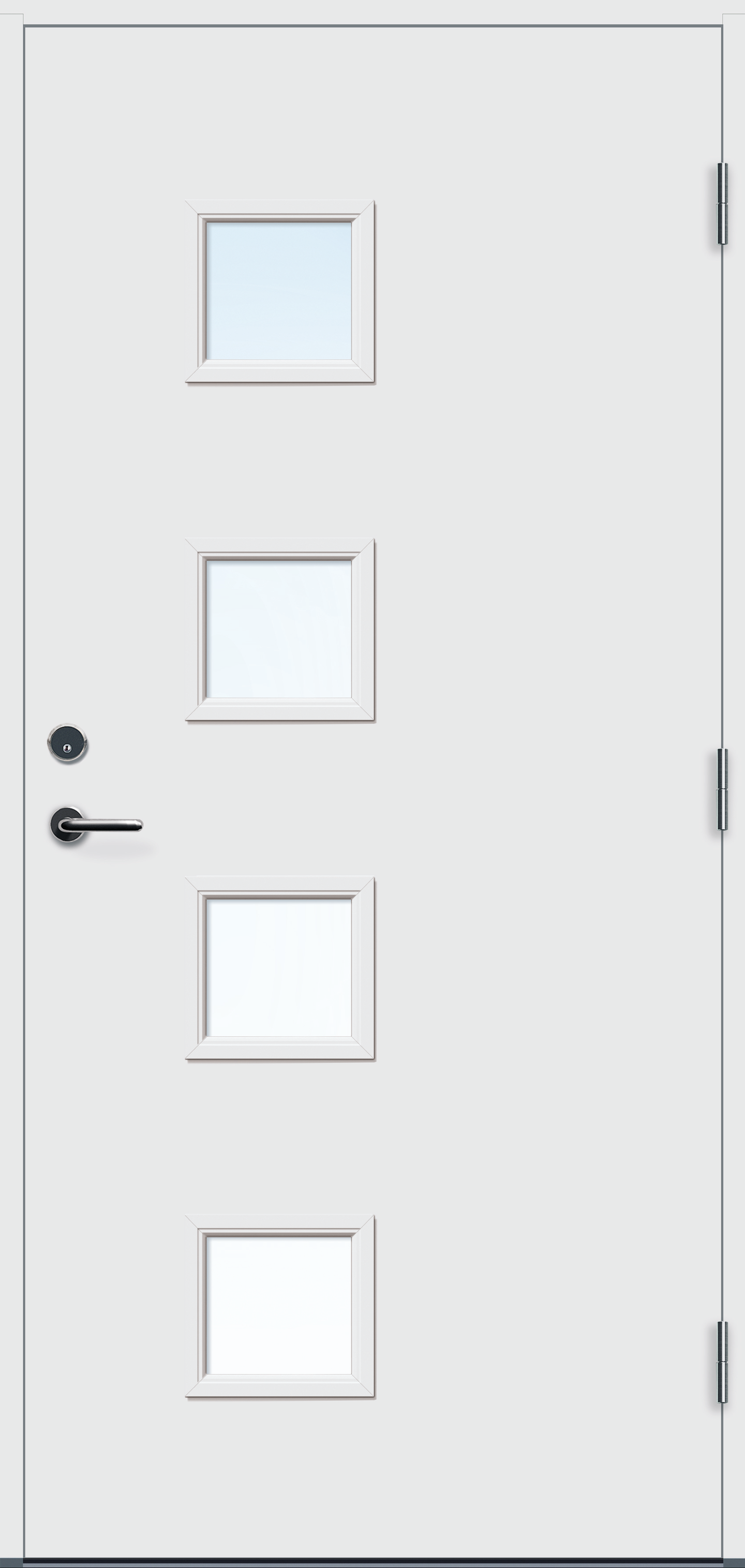 DØR YD RUNDE 9X21H HV