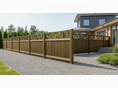 Raja-aita aitaelementti Tammiston Puu 160x220cm kestopuu vihreä