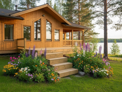 Portaan reisipuu 4-askelmaa Tammiston Puu K74 Tammiston Puu kestopuu vihreä