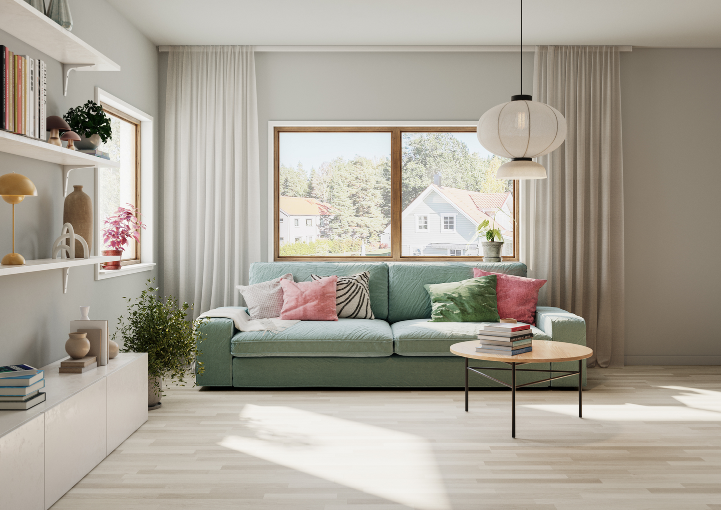 VINYLGULV TEXST 4M TREND OAK LIGHT GREY