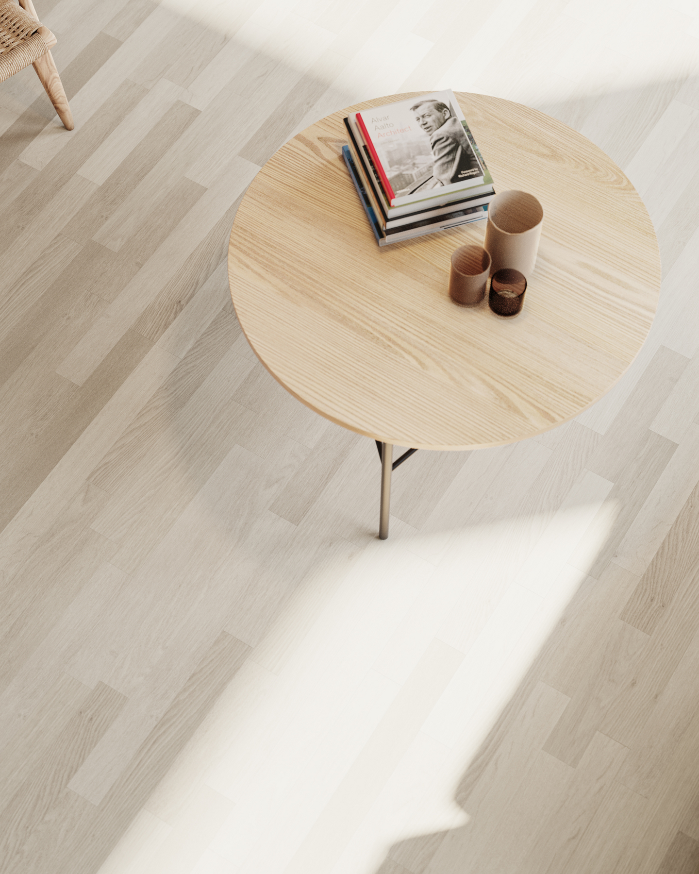 VINYLGULV TEXST 4M TREND OAK LIGHT GREY
