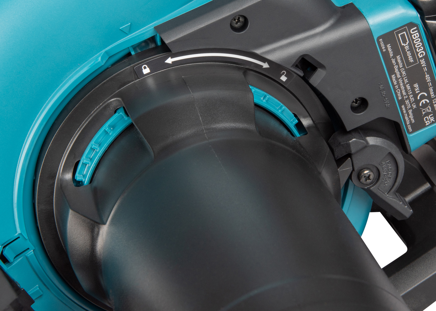 Akkupuhallin/-imuri Makita UB003GZ 36V XGT runkoversio