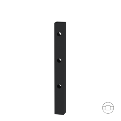 MIDTSTOLPE LERDALA 67 CM SORT