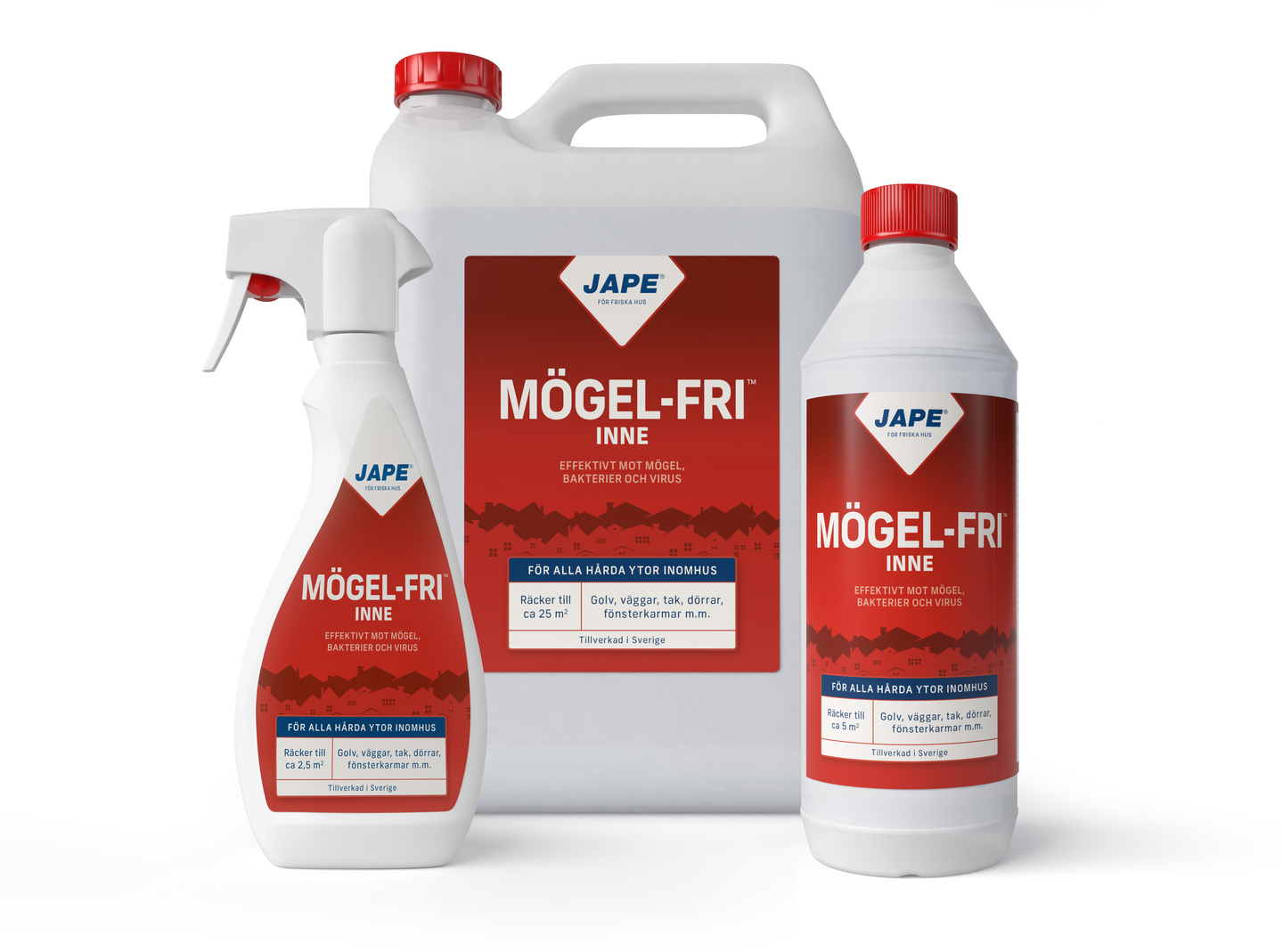 MÖGELMEDEL JAPE MÖGEL-FRI INNE 0,5L, SPRAY BIOCID DIREKT