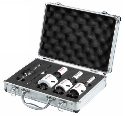 Reikäsahanteräsarja Makita E-12326 Ezychange 20-65mm 8-osainen