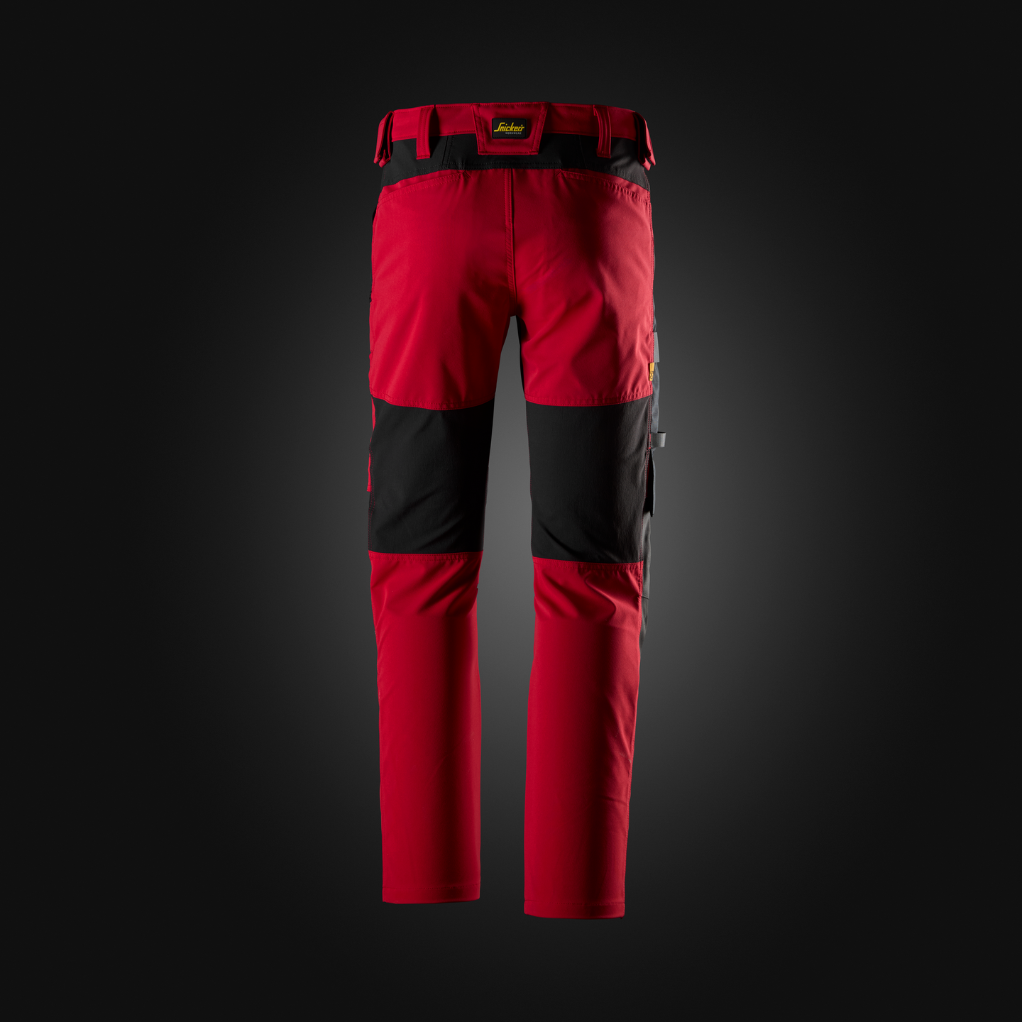 Housut Snickers stretch 6318-1604 punainen-musta koko 64