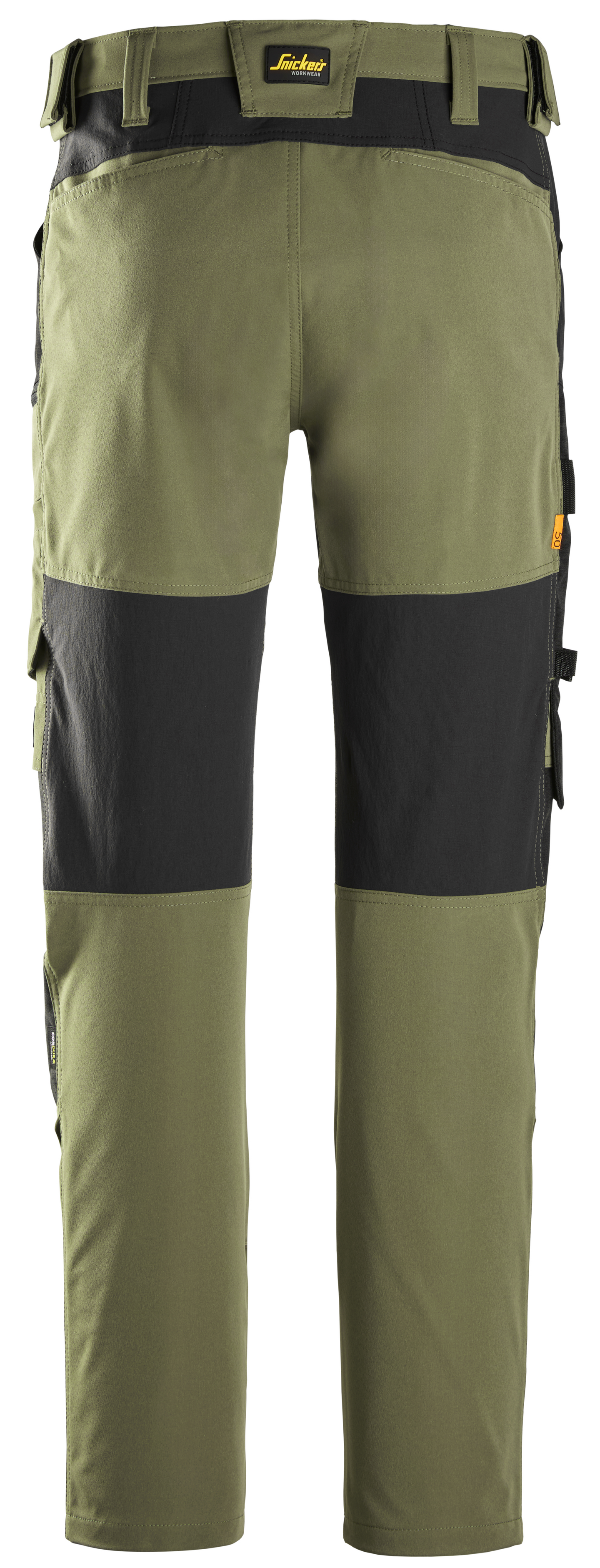 ARBETSBYXA SNICKERS WORKWEAR AW KHAKIGRÖN/SVART, STL 44
