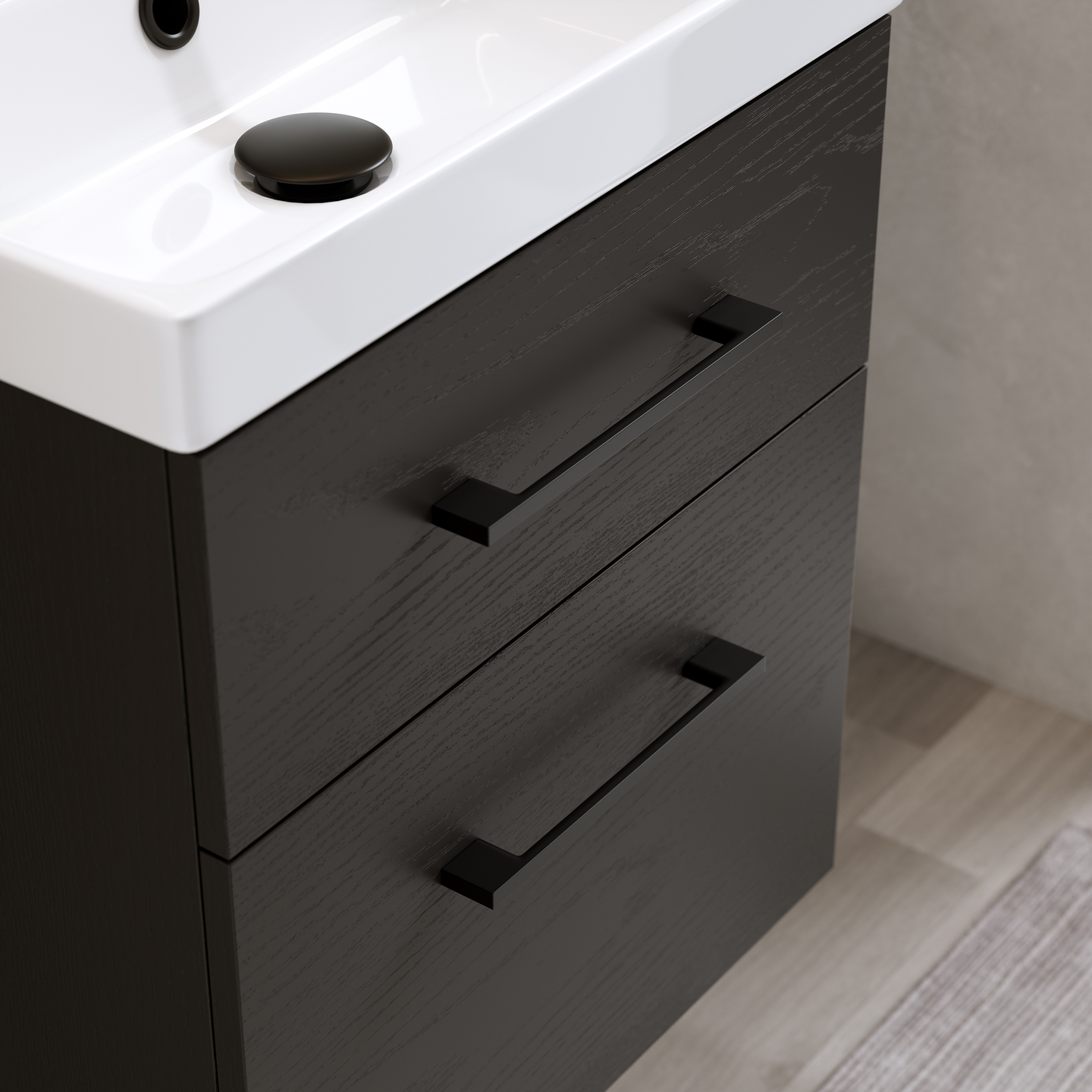 TVÄTTSTÄLLSSKÅ FIX TREND SVART TRÄ M TVÄTTSTÄLL 420