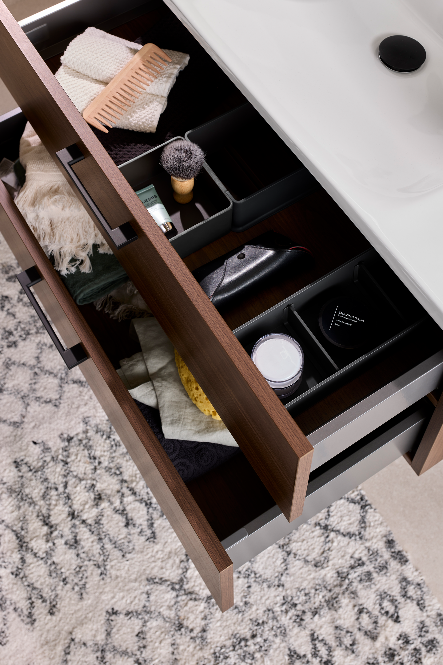 TVÄTTSTÄLLSSKÅP NORO NEO VALNÖT M, TVÄTTSTÄLL 600