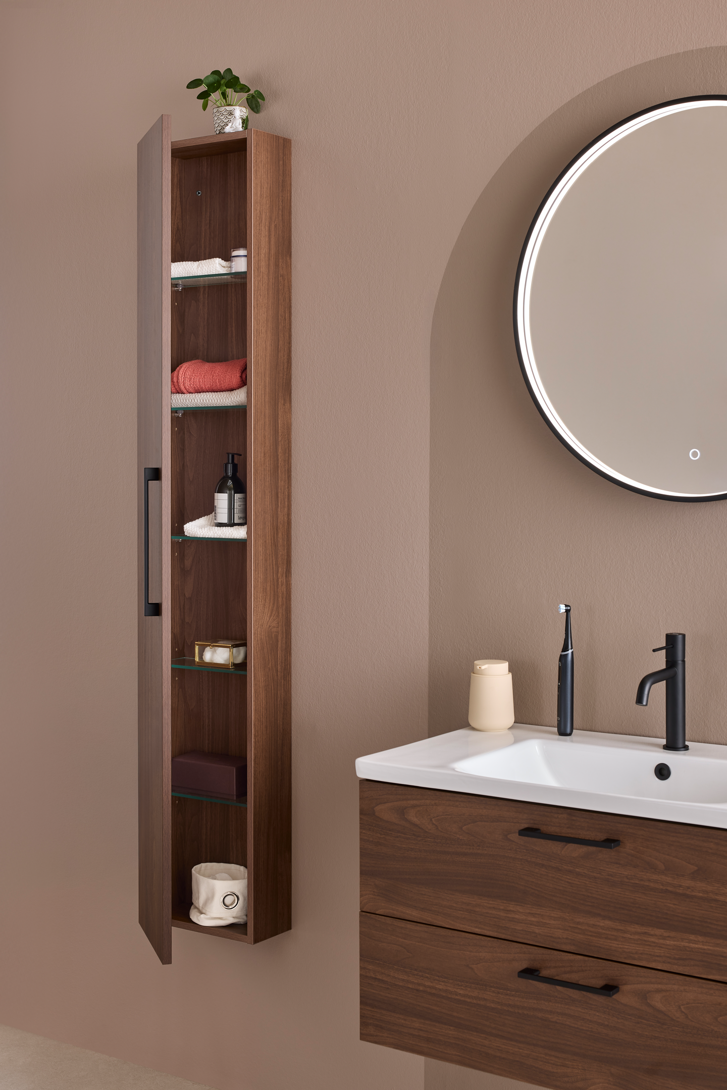 HÖGSKÅP NORO MULTI VALNÖT