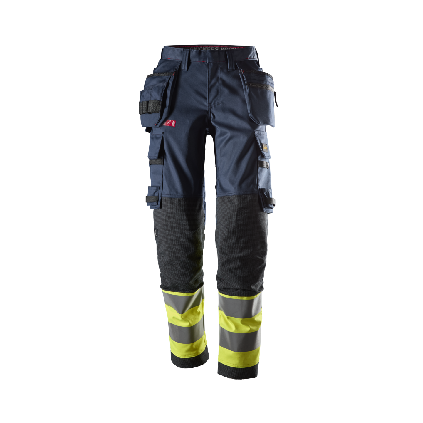 BYXA DAM HF PW HV KL1 MARIN/VARSEL GUL STL 34