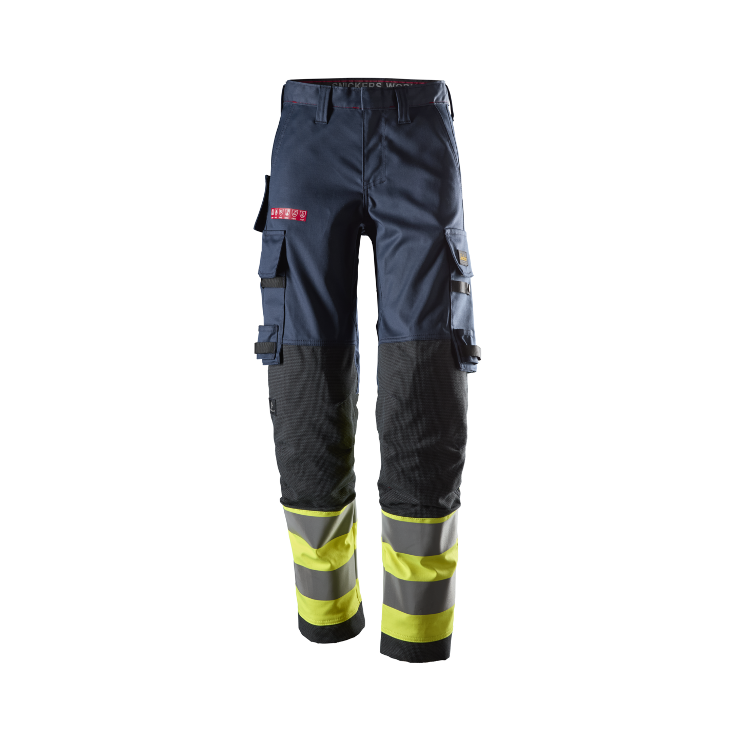 STRETCHBYXA DAM PW HV KL1 MARIN/VARSEL GUL STL 34