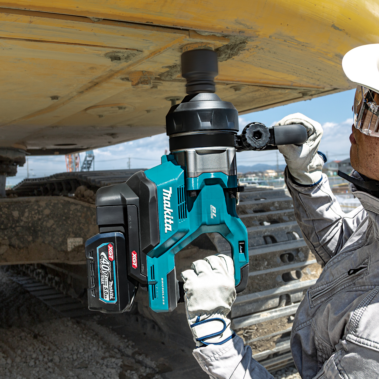 Iskevä akkumutterinväännin Makita TW009GZ 40V XGT runko