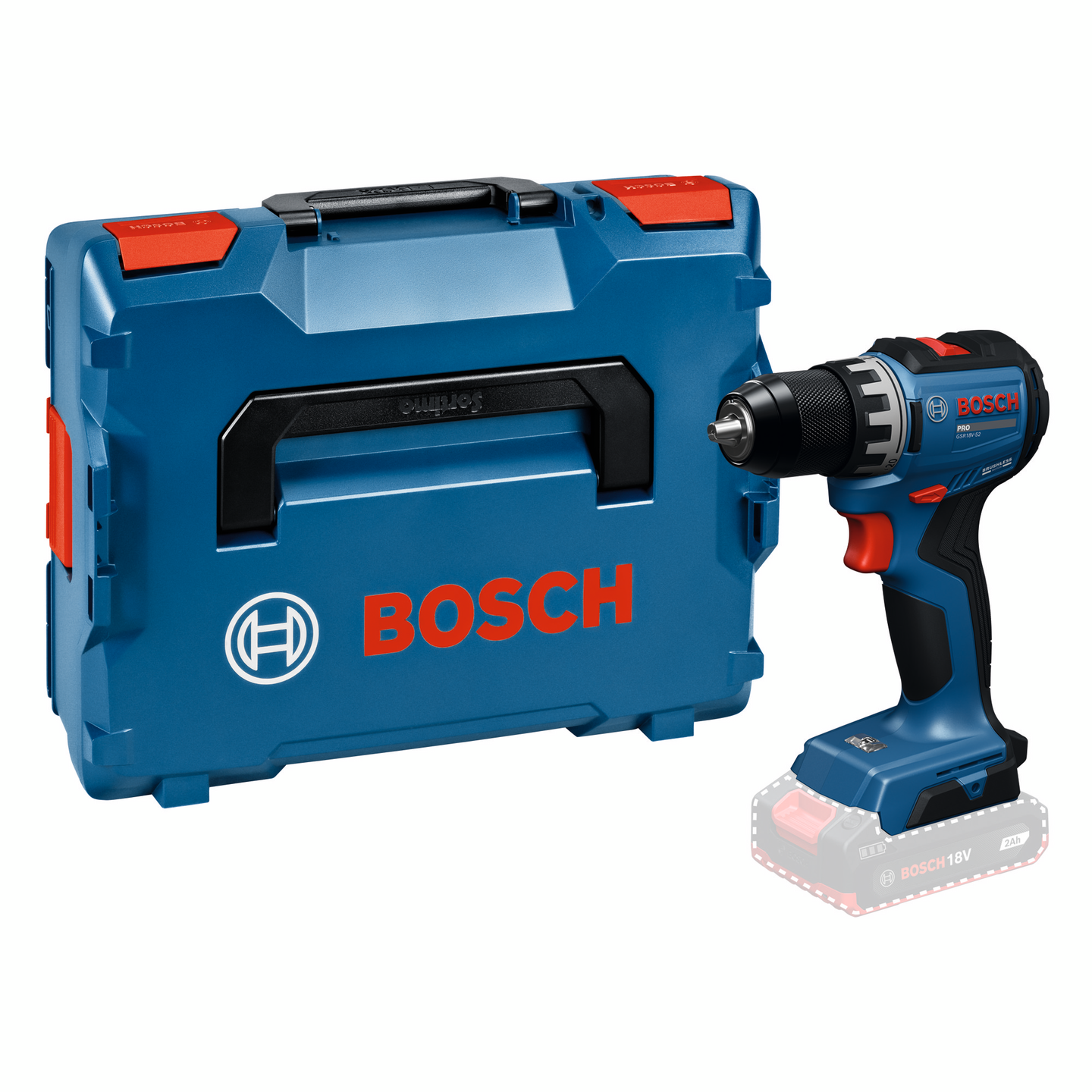 Akkuporakone Bosch PRO GSR18V-52 Solo L-Boxx