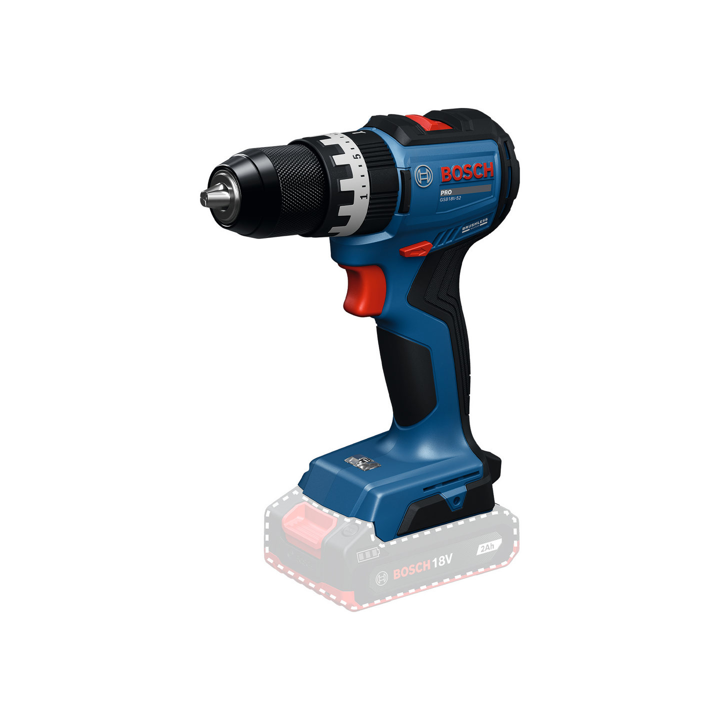 Akkuporakone Bosch GSB18V-52 Solo