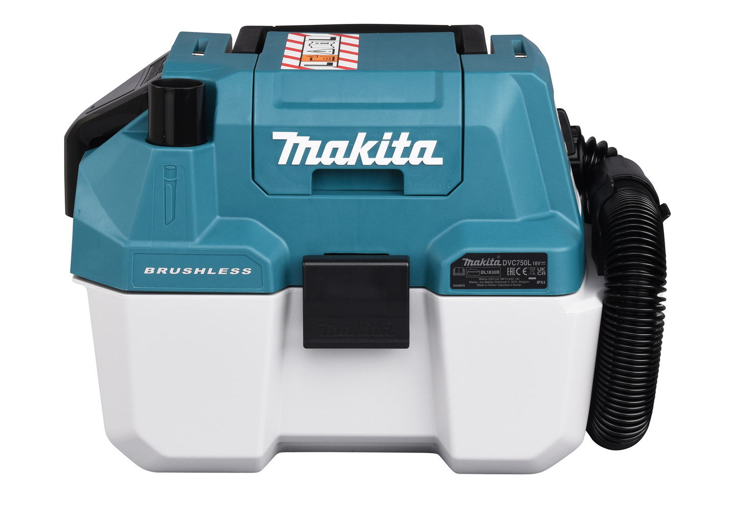 Akkuimuri Makita DVC750LZX3 LXT 18V märkä/kuiva runkoversio