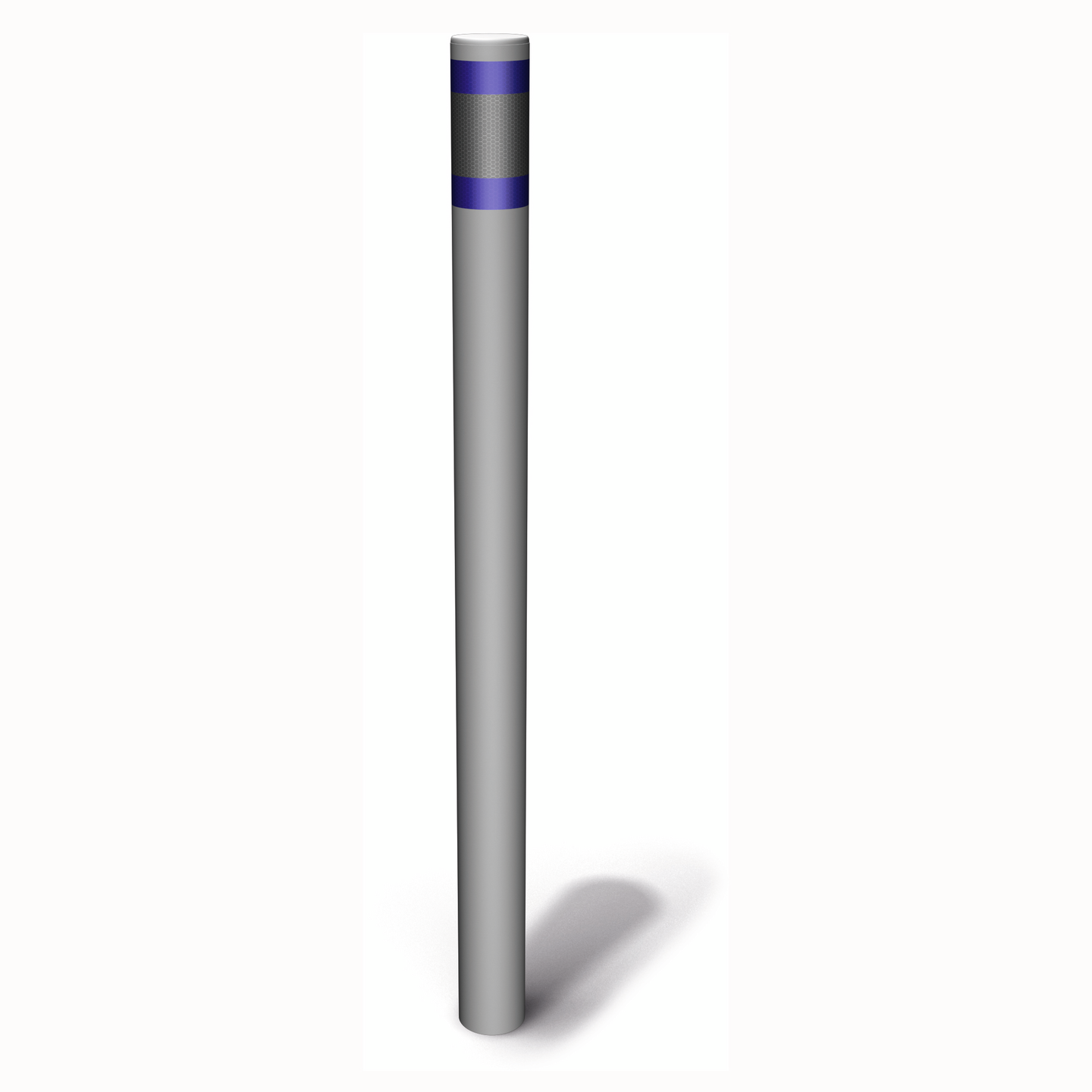 STOLPE BENDERS VIKBAR VIT/VIT REFLEX, VIT MED BLÅVIT REFLEX L900MM