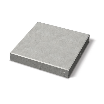 MARKPLATTA BENDERS SIENA STARK FASAD, 65 GRÅ S 350X350X65MM