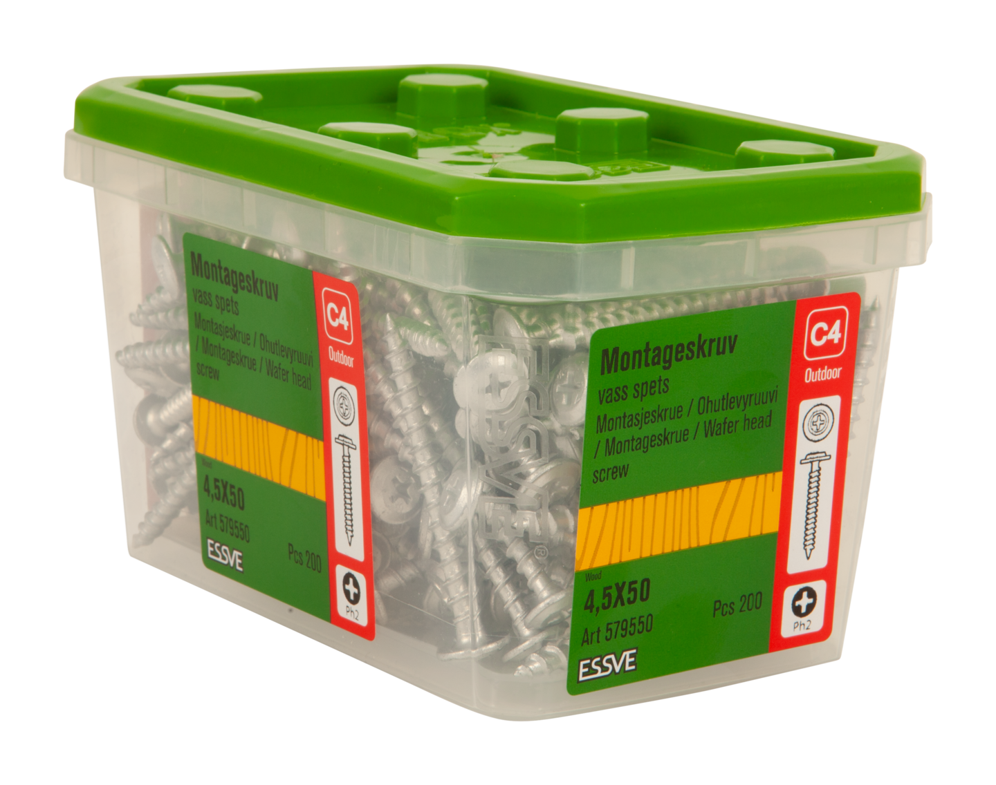 MONTAGESKRUV VS CS 4.5X50 200 TRÄREGEL