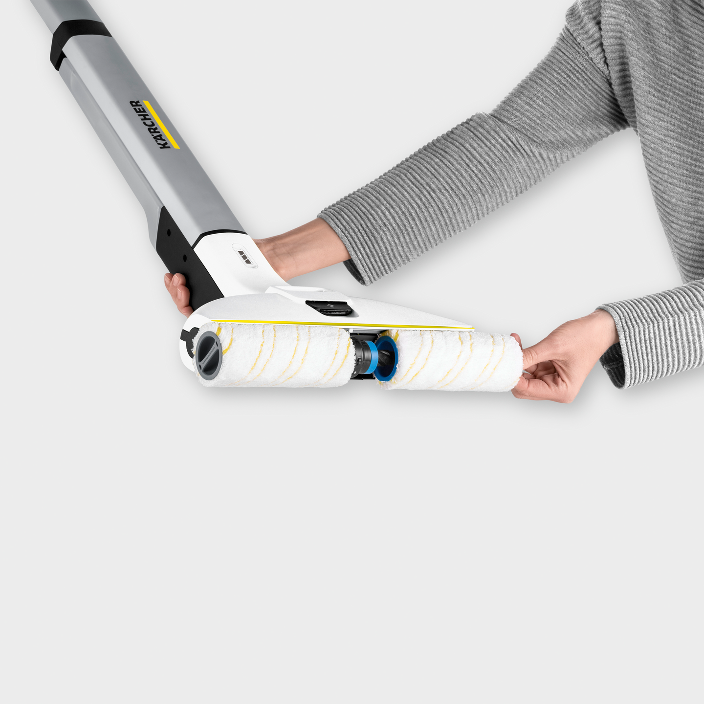 Mikrokuitutelat Kärcher lattiapesureihin 2kpl keltainen