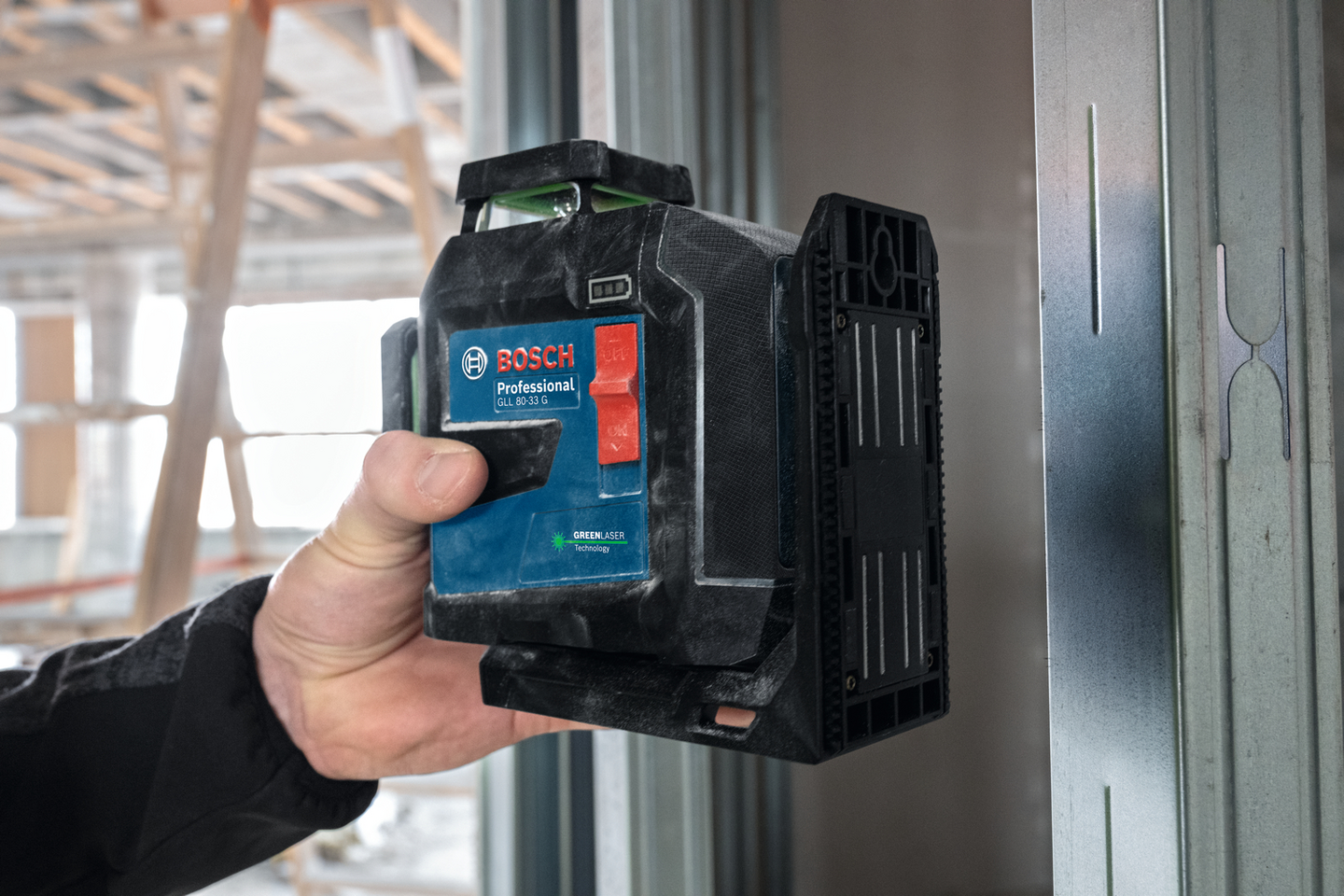 LINJELASER BOSCH GRÖN GLL 80-33 G/AA