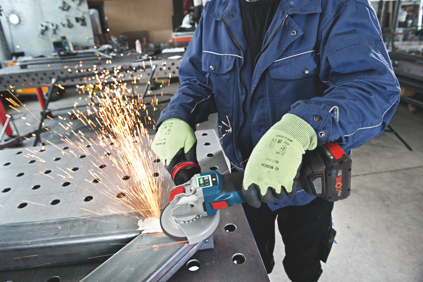 VINKELSLIP BOSCH GWX 18V-10 125 PSC, HMI SOLO