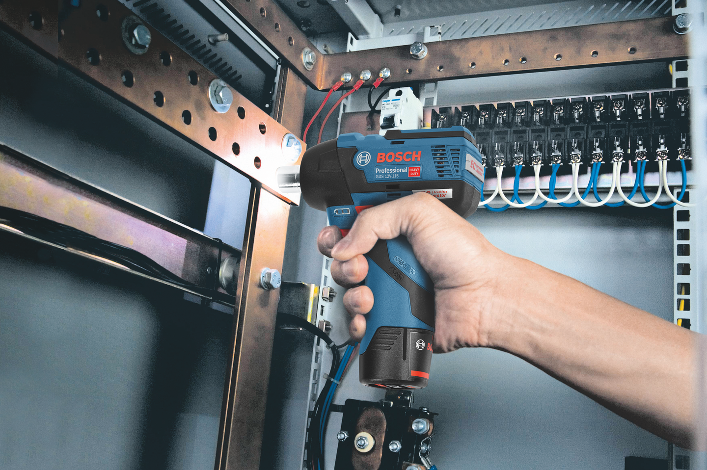 MUTTERDRAGARE BOSCH GDS 12V-115 SOLO L-BOXX