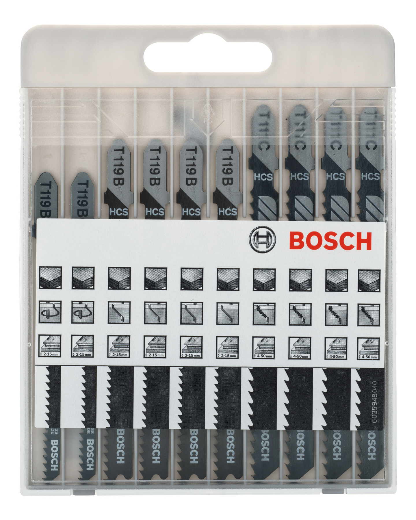STICKSÅGBLAD BOSCH SET WOOD BASIC 10ST