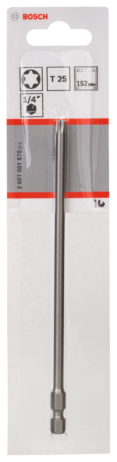 Ruuvauskärki Bosch Torx25 Extra Hart 152mm