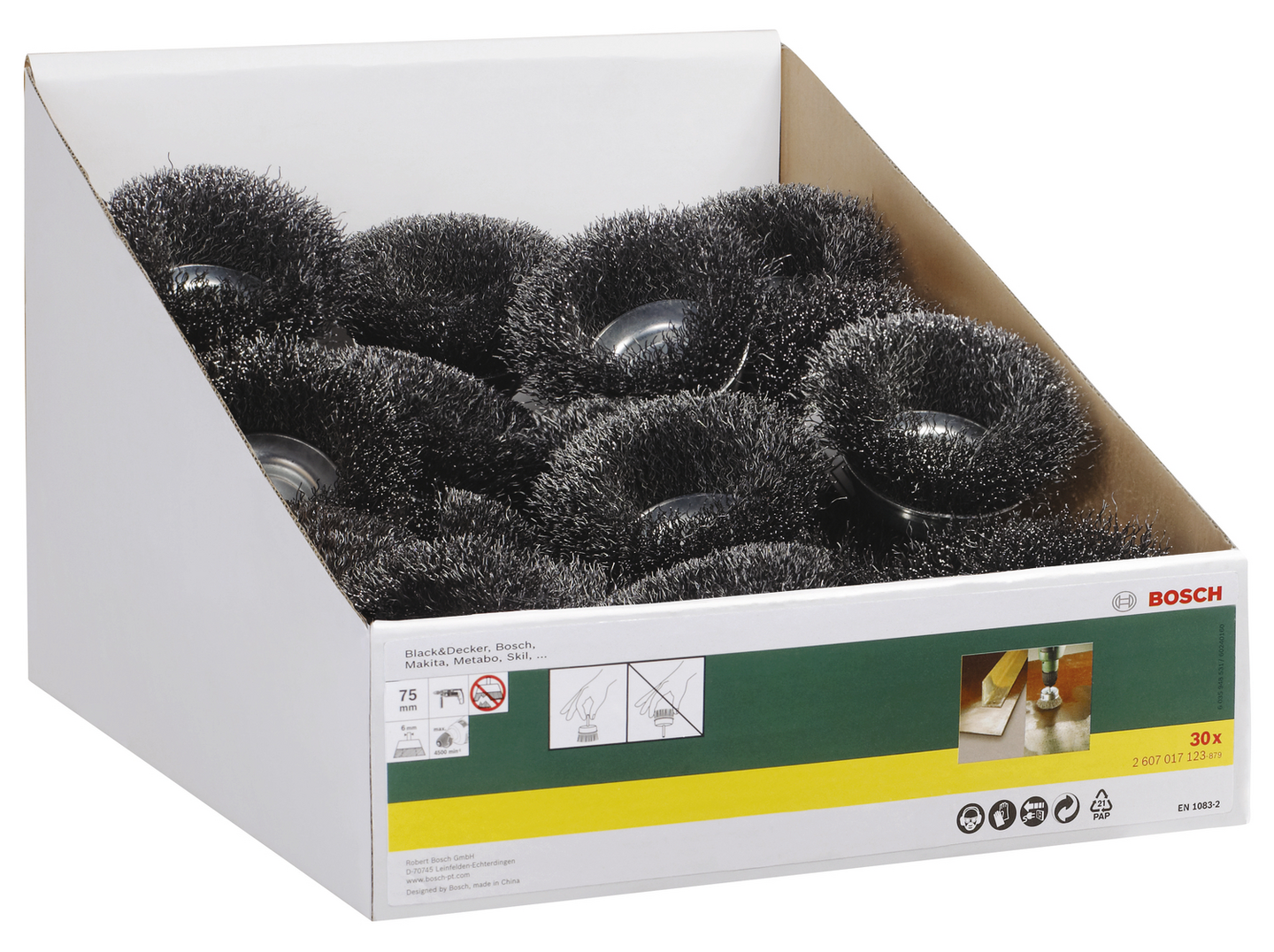 KOPPSTÅLBORSTE BOSCH BULK PL 75X6MM