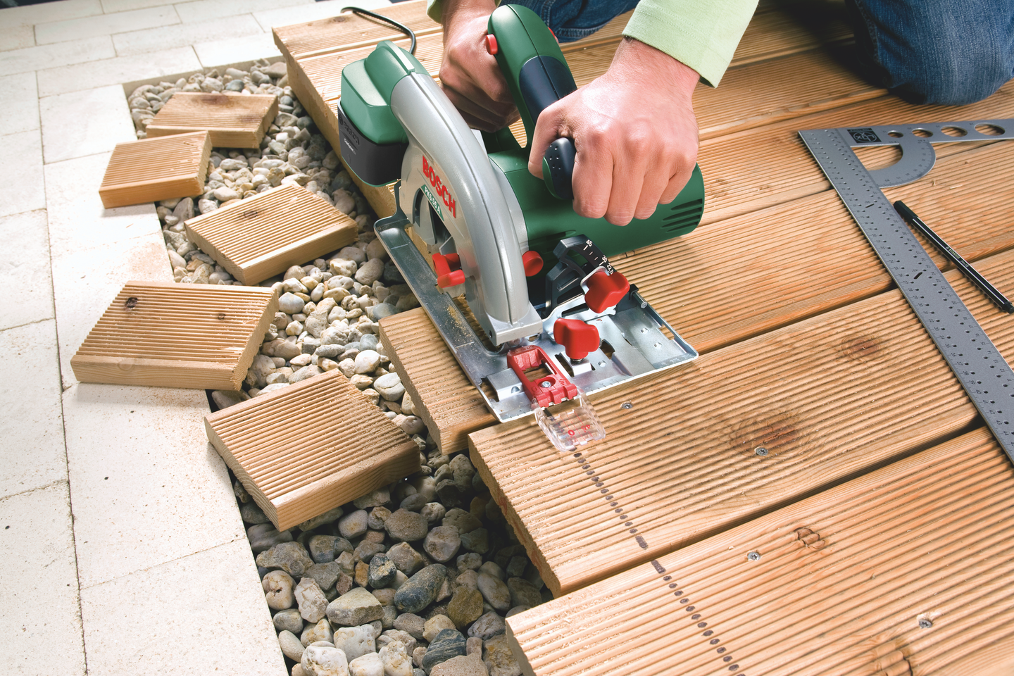 CIRKELSÅG BOSCH PKS55 A 1200W