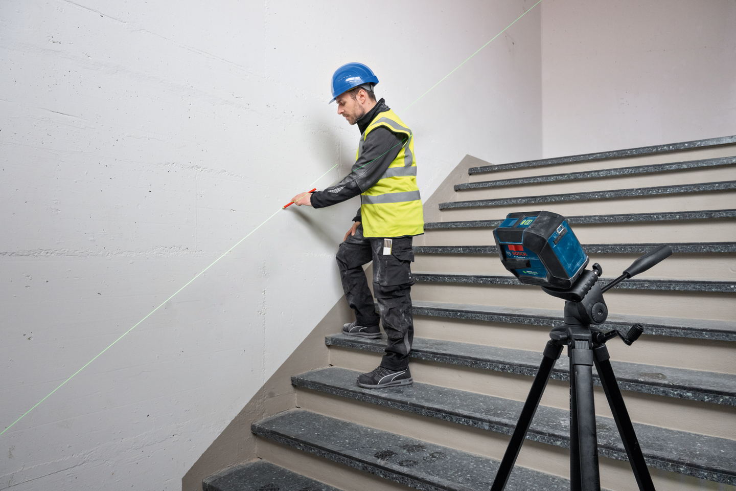 LINJELASER BOSCH GRÖN GLL 20-22, G/AA/BT